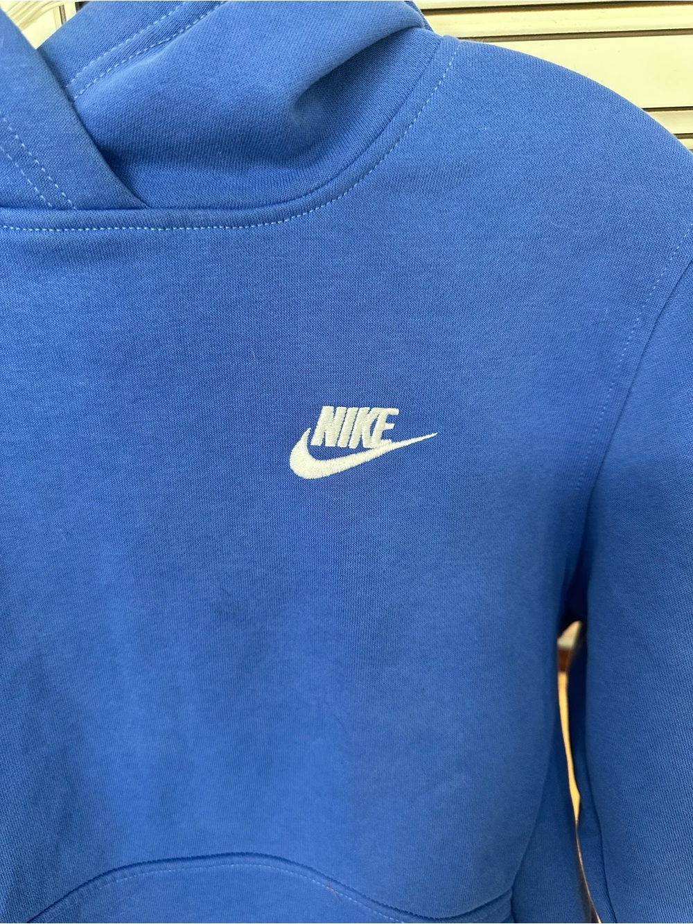 Nike YOUTH SIZE L Royal Blue Pullover Hoodie - Picture 2 of 6